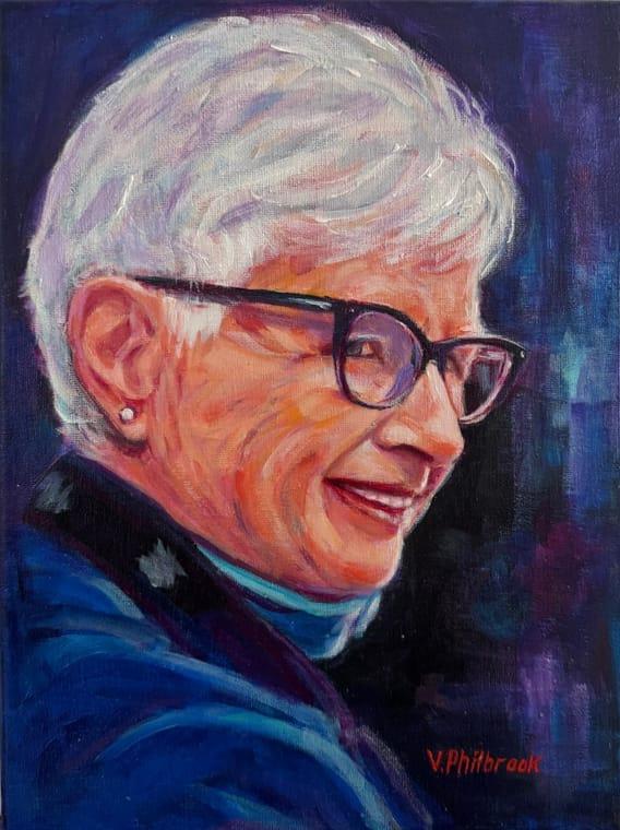 Anne Haycock, portrait by Val Philbrook