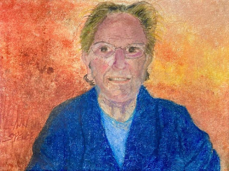 Huguette Tricker, portrait by Lynn Spence