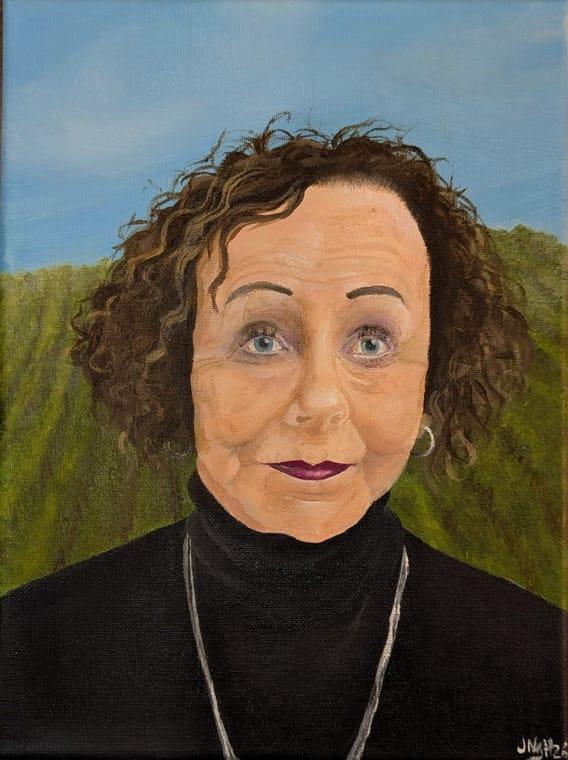 Janet Cowley, portrait by Jennifer Ng-Haing