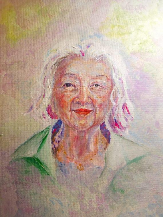Masako Stillwell, portrait by Weila Suo